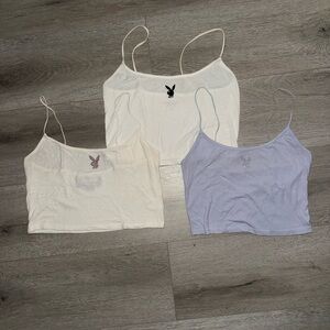 PLAYBOY Women's tank crop tops